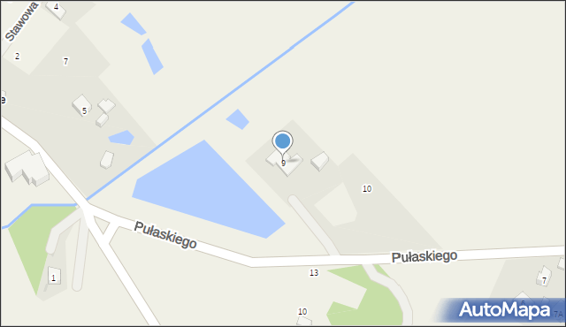 Podgórzyn, Pułaskiego, 9, mapa Podgórzyn