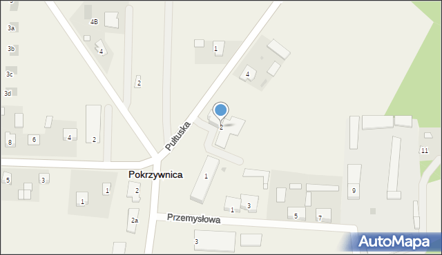 Pokrzywnica, Pułtuska, 2, mapa Pokrzywnica