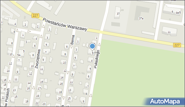 Pruszcz Gdański, Pułaskiego Kazimierza, gen., 3, mapa Pruszcz Gdański