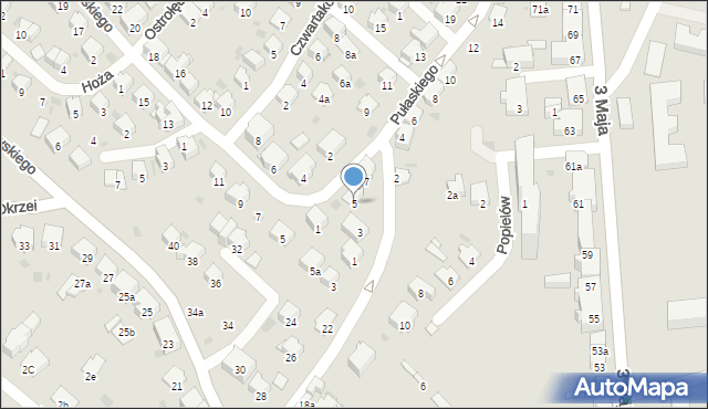 Przemyśl, Pułaskiego Kazimierza, gen., 5, mapa Przemyśla