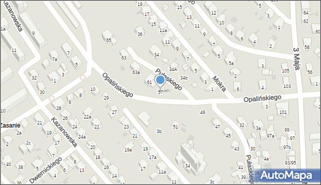 Przemyśl, Pułaskiego Kazimierza, gen., 57, mapa Przemyśla