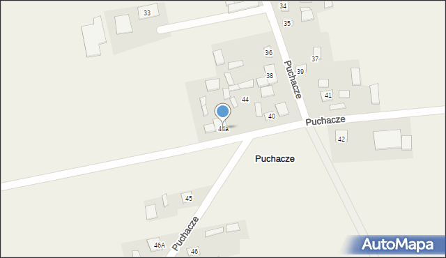 Puchacze, Puchacze, 44a, mapa Puchacze