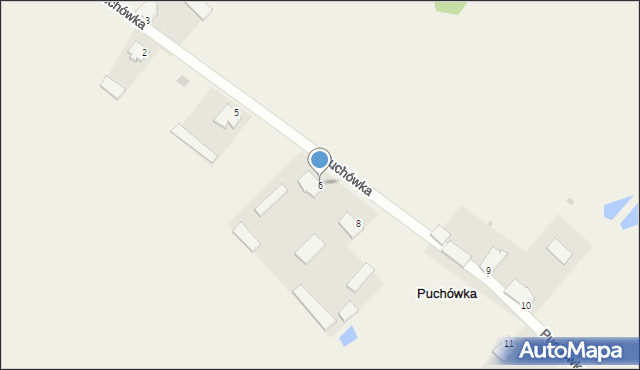 Puchówka, Puchówka, 6, mapa Puchówka