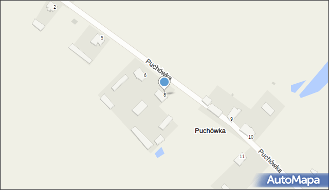 Puchówka, Puchówka, 8, mapa Puchówka