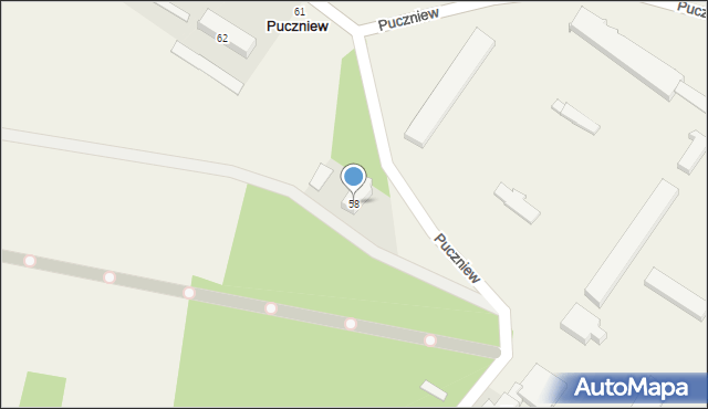 Puczniew, Puczniew, 58, mapa Puczniew