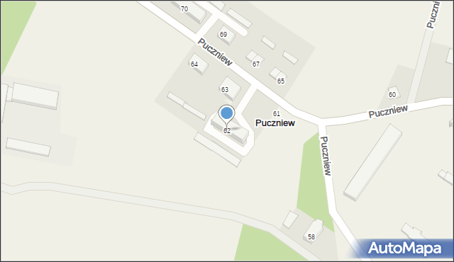 Puczniew, Puczniew, 62, mapa Puczniew