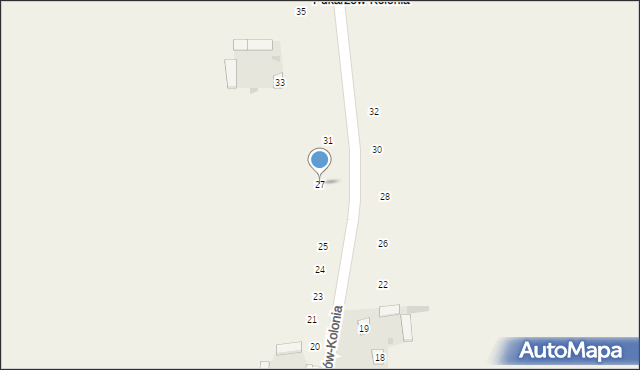 Pukarzów-Kolonia, Pukarzów-Kolonia, 27, mapa Pukarzów-Kolonia