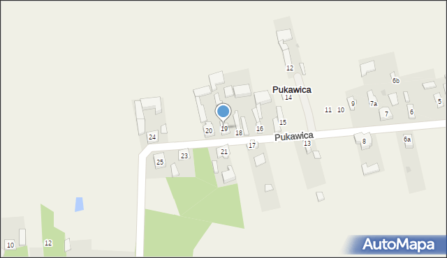 Pukawica, Pukawica, 19, mapa Pukawica