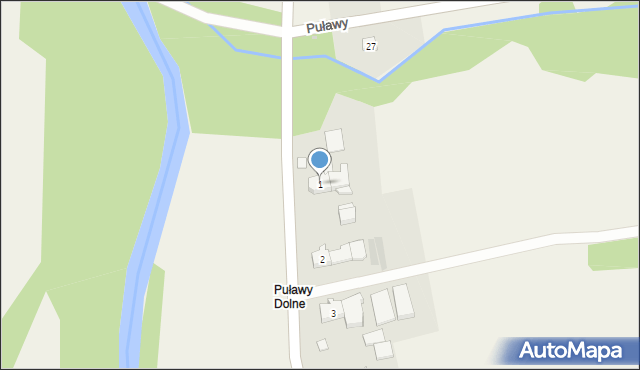 Puławy, Puławy, 1, mapa Puław