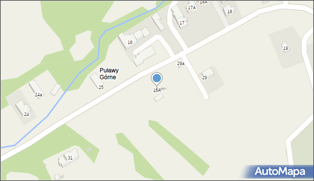 Puławy, Puławy, 16A, mapa Puław