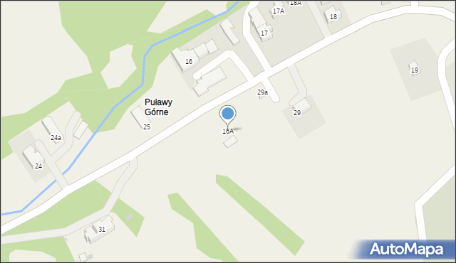 Puławy, Puławy, 16A, mapa Puław