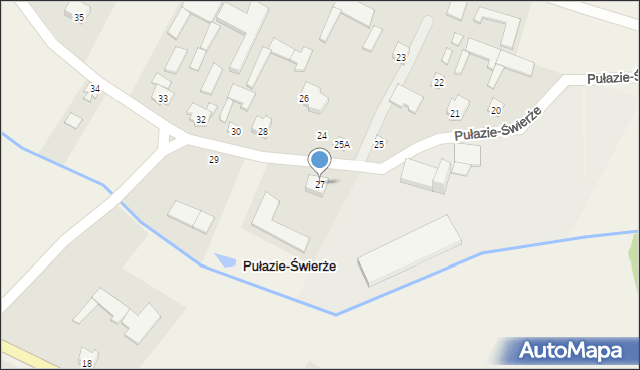 Pułazie-Świerże, Pułazie-Świerże, 27, mapa Pułazie-Świerże