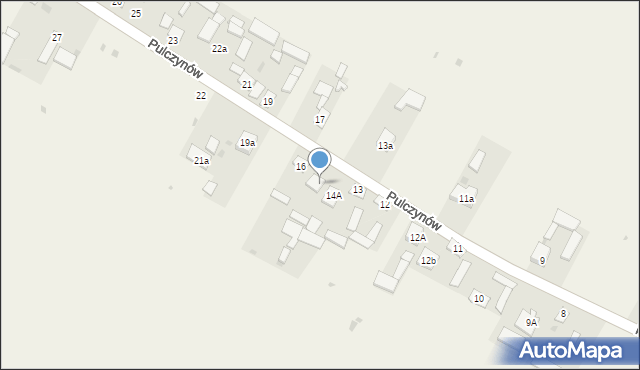 Pulczynów, Pulczynów, 15, mapa Pulczynów