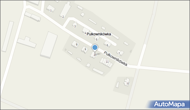 Pułkownikówka, Pułkownikówka, 10, mapa Pułkownikówka