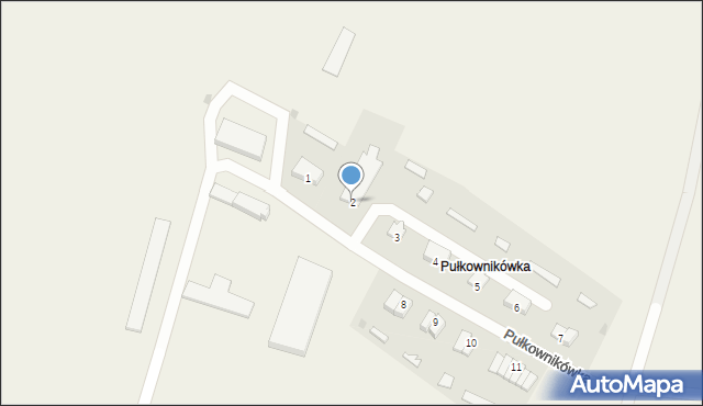 Pułkownikówka, Pułkownikówka, 2, mapa Pułkownikówka