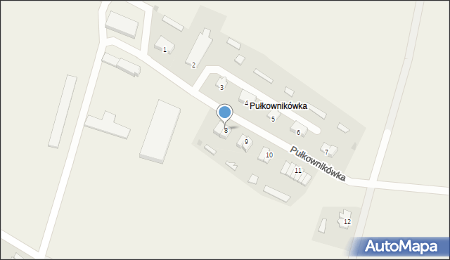 Pułkownikówka, Pułkownikówka, 8, mapa Pułkownikówka