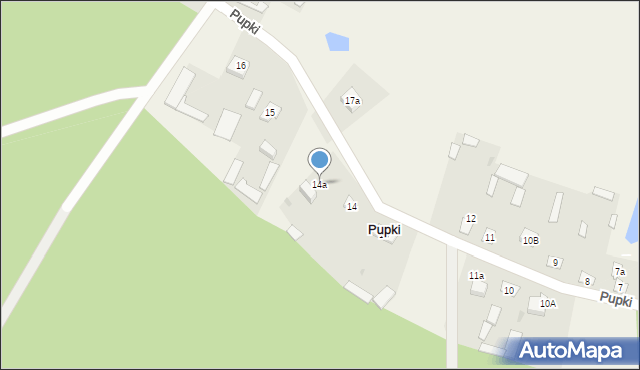 Pupki, Pupki, 14a, mapa Pupki