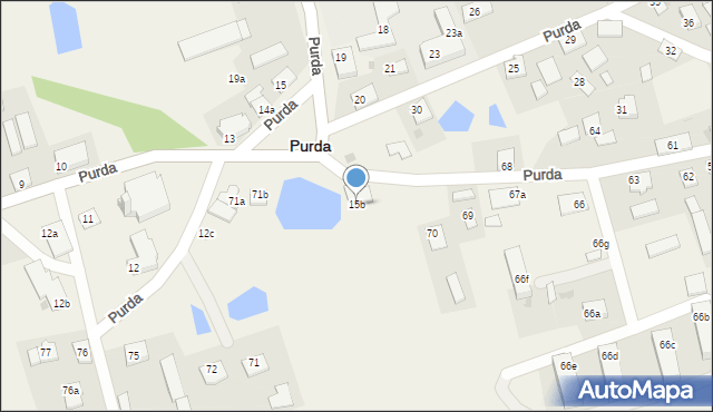 Purda, Purda, 15b, mapa Purda