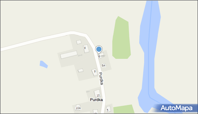 Purdka, Purdka, 6, mapa Purdka