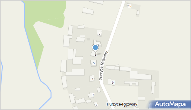 Purzyce-Rozwory, Purzyce-Rozwory, 4, mapa Purzyce-Rozwory