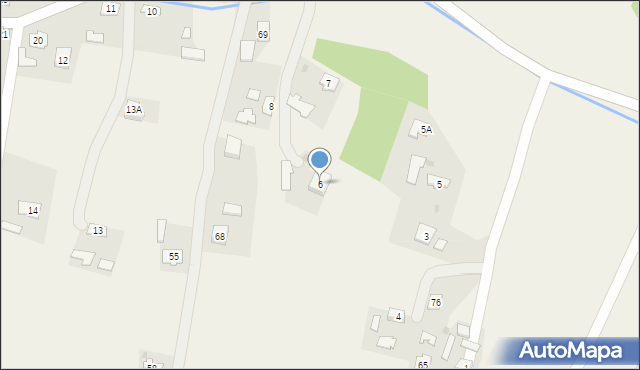 Pusta Wola, Pusta Wola, 6, mapa Pusta Wola