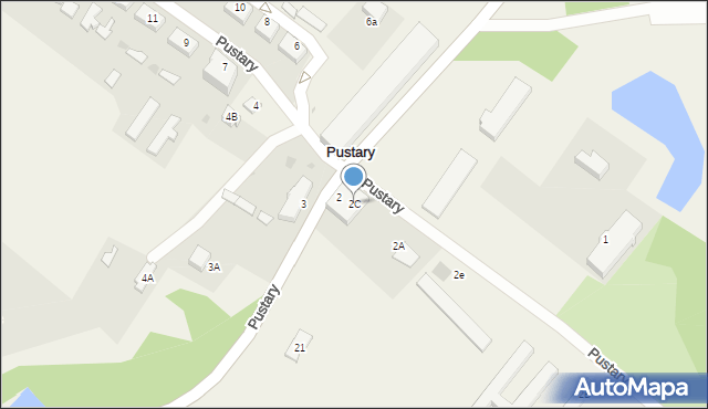 Pustary, Pustary, 2C, mapa Pustary