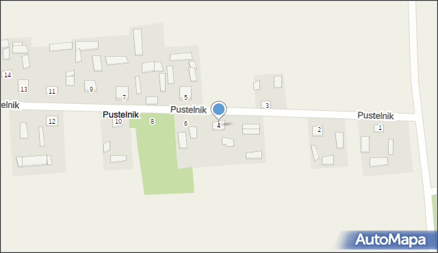 Pustelnik, Pustelnik, 4, mapa Pustelnik