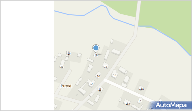 Pustki, Pustki, 19, mapa Pustki