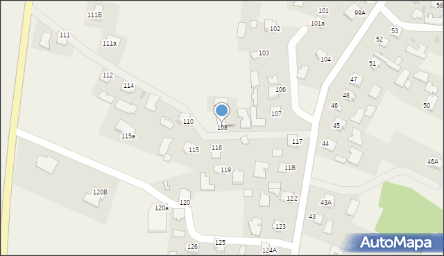 Pustków, Pustków, 108, mapa Pustków