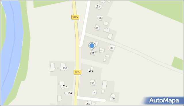 Pustków, Pustków, 16a, mapa Pustków