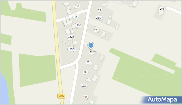 Pustków, Pustków, 21, mapa Pustków