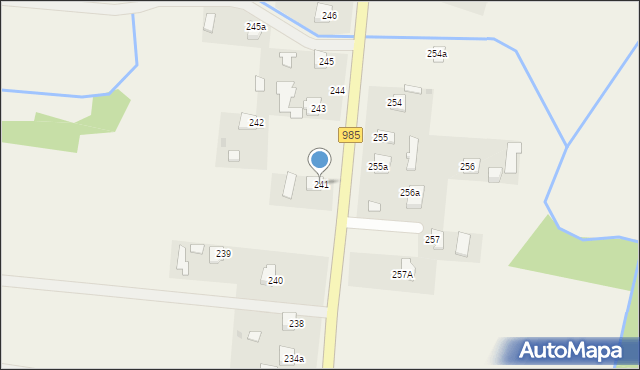Pustków, Pustków, 241, mapa Pustków