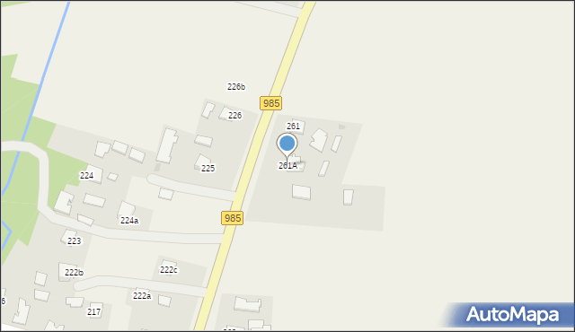 Pustków, Pustków, 261A, mapa Pustków