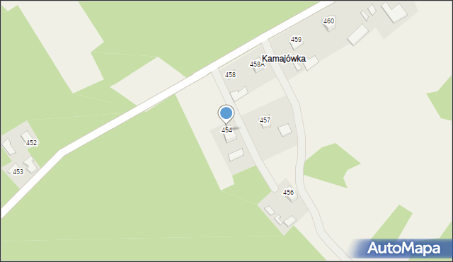 Pustków, Pustków, 454, mapa Pustków