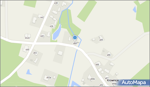 Pustków, Pustków, 464, mapa Pustków