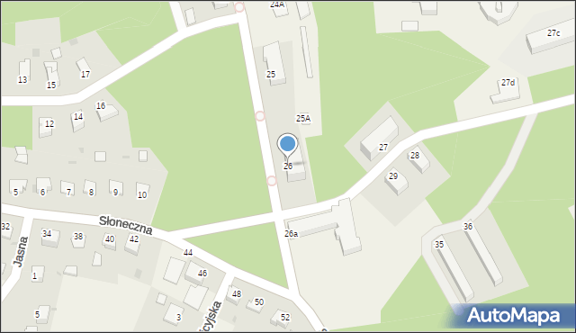 Pustków-Osiedle, Pustków-Osiedle, 26, mapa Pustków-Osiedle