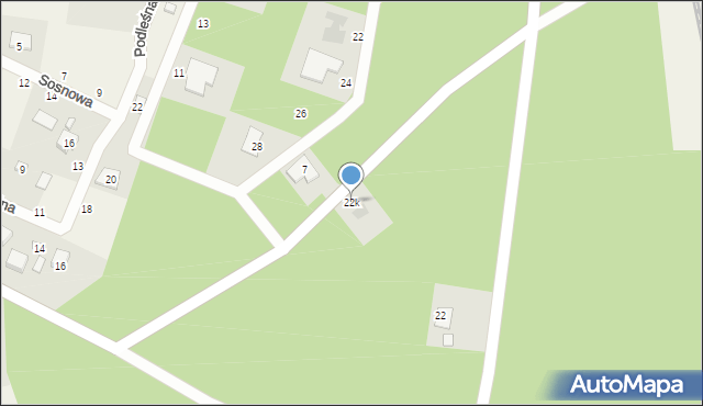 Pustkowa Góra, Pustkowa Góra, 22k, mapa Pustkowa Góra