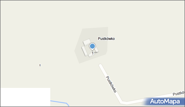 Pustkówko, Pustkówko, 5, mapa Pustkówko