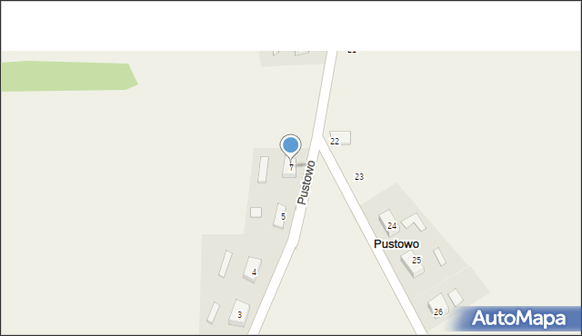 Pustowo, Pustowo, 7, mapa Pustowo