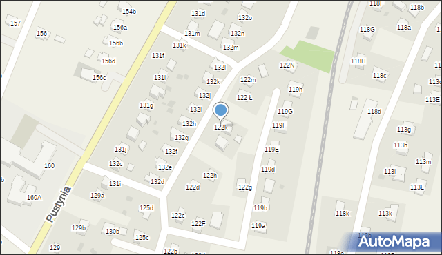 Pustynia, Pustynia, 122k, mapa Pustynia