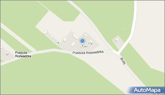 Puszcza Rozwadzka, Puszcza Rozwadzka, 7B, mapa Puszcza Rozwadzka