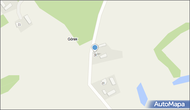 Puszcza Rządowa, Puszcza Rządowa, 19, mapa Puszcza Rządowa