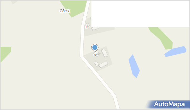 Puszcza Rządowa, Puszcza Rządowa, 20, mapa Puszcza Rządowa