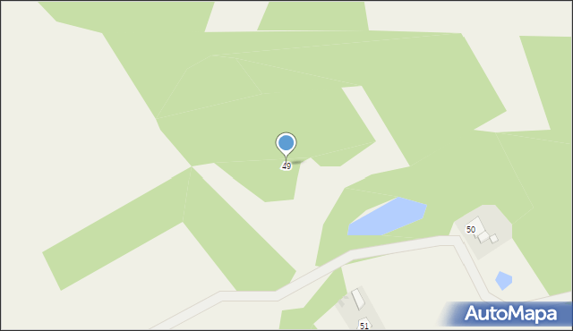 Puszcza Rządowa, Puszcza Rządowa, 49, mapa Puszcza Rządowa
