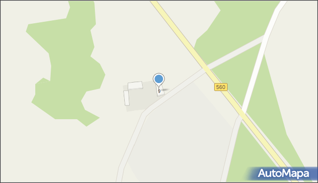 Puszcza Rządowa, Puszcza Rządowa, 9, mapa Puszcza Rządowa