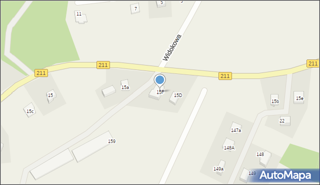 Puzdrowo, Puzdrowo, 15F, mapa Puzdrowo