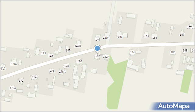 Puznówka, Puznówka, 182, mapa Puznówka