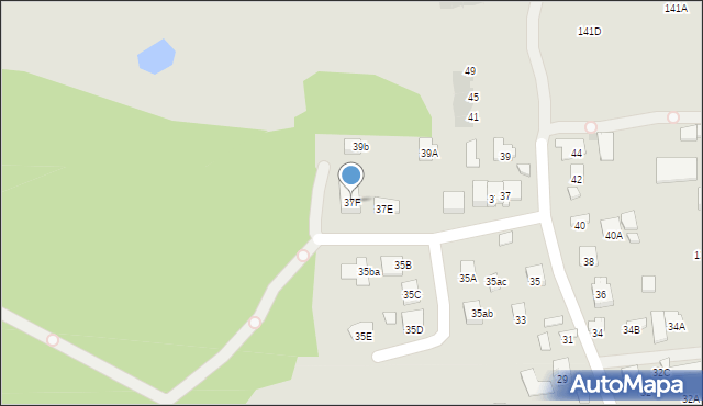 Radom, Puszczańska, 37F, mapa Radomia