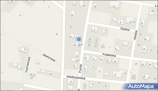 Rewa, Pucka, 15, mapa Rewa