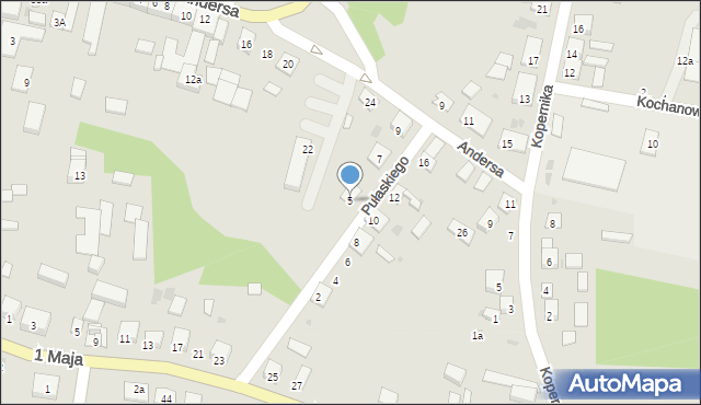 Skalbmierz, Pułaskiego Kazimierza, gen., 5, mapa Skalbmierz